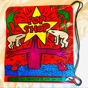 Original Keith Haring Pop Shop bag late 80’s